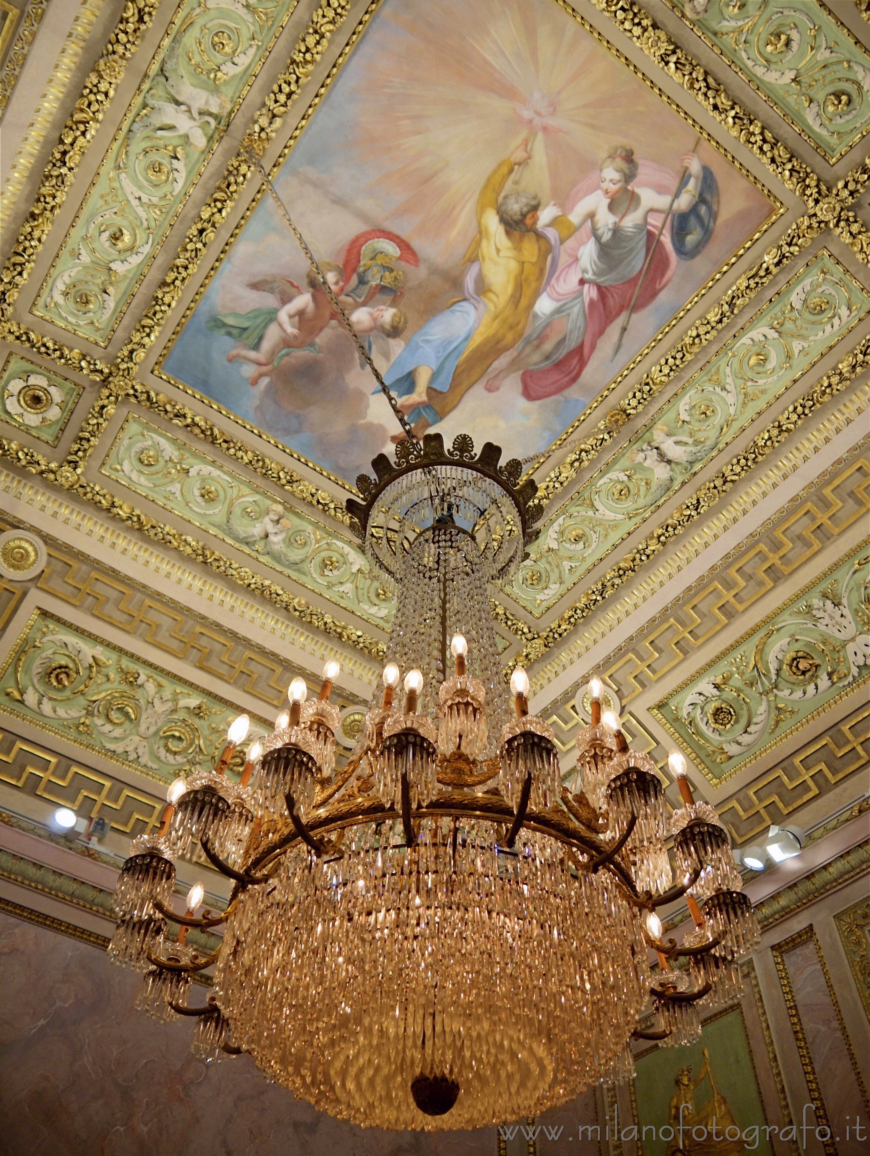 Milan (Italy) - One of the rooms of the Gallerie d'Italia in Scala Square